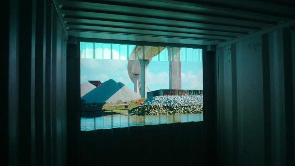 Lulu Suite Island - Video Installation / Projection with Sound in Shipping Container | Deanne Achong