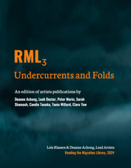 Cover poster for RML3 Undercurrents and Folds Lists of names of contributors in post itself.