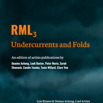 Cover poster for RML3 Undercurrents and Folds Lists of names of contributors in post itself.